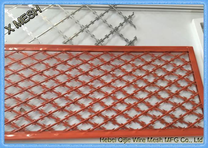 Los paneles de malla de alambre soldados con autógena de la maquinilla de afeitar