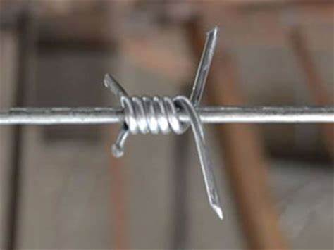 alambre de púas del solo filamento