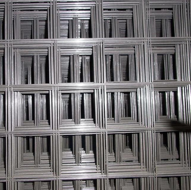 los paneles de malla de alambre soldados con autógena negros