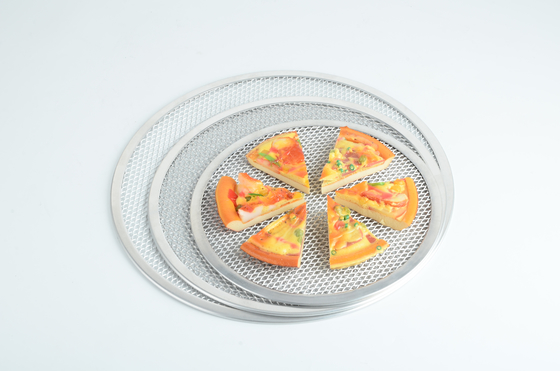 Alambre Mesh Aluminum 6&quot; temperatura alta de acero inoxidable de la pantalla de la pizza en existencia
