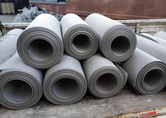 Malla de alambre tejida prensada modificada para requisitos particulares del acero inoxidable para el filtro líquido