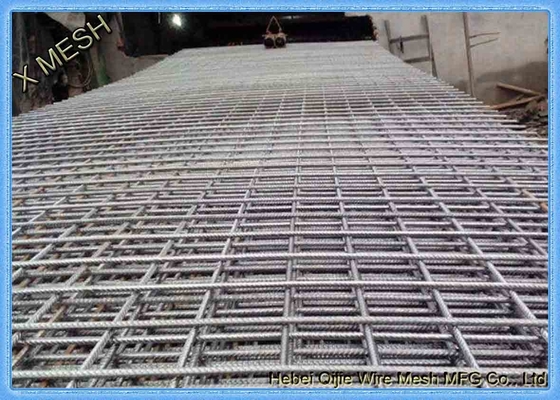 Barra de acero de 10 mm soldada con autógena malla de alambre que refuerza el panel de hormigón de tamaño de 6,2 x 2,4 m