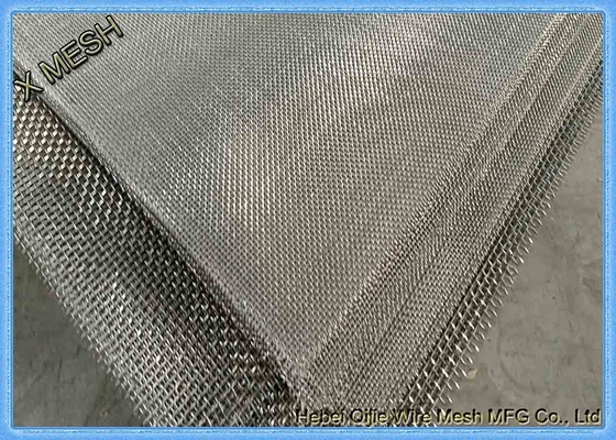 Forma tejida metal prensada de la perforación rectangular de la malla de alambre del filtro de pantalla del acero inoxidable SS304 316