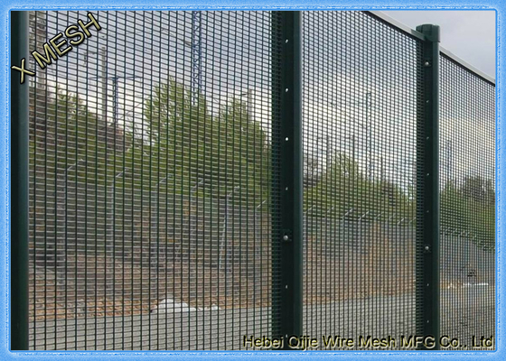La seguridad de Clearvu 358 galvanizó la formación de los paneles de la cerca/de los paneles de malla “V” horizontal