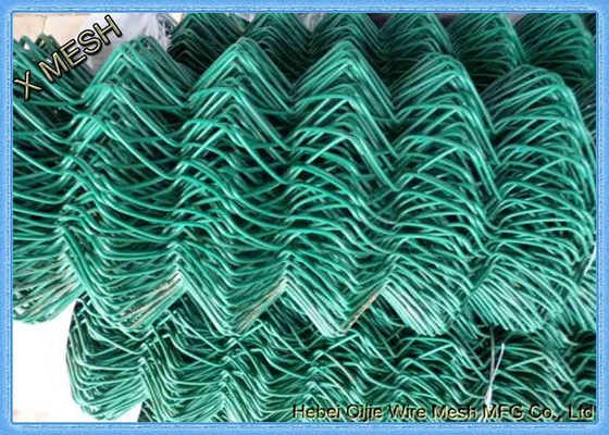 Cerca coloreada cubierta PVC verde de la alambrada de 9 indicadores para rural cercando 4 pies de altura
