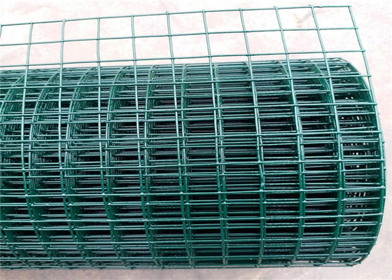 el Pvc de 1x1 1/2x1/2 cubrió la malla de alambre, embalaje de encargo de la malla de alambre de la construcción