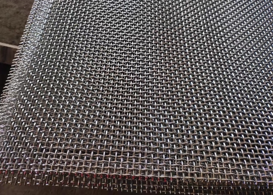 malla de alambre tejida del acero inoxidable de 2m m para la filtración primaria de la explotación minera