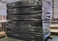 Los paneles temporales portátiles revestidos de la cerca del metal del PVC con los pies de acero 6' X 8' tamaño