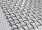 Enrede la malla tejida inoxidable galvanizada 3x3 de la aleación de aluminio decorativa en plata