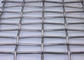 Enrede la malla tejida inoxidable galvanizada 3x3 de la aleación de aluminio decorativa en plata