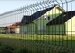 Metal decorativo al aire libre casero 3d que dobla el alambre curvado V Mesh Garden Fence de Panel Welded Rigid de la cerca