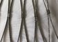 Cuerda de alambre de acero inoxidable de la venta 304 de la fábrica Mesh Woven Stainless Steel Rope Mesh For Zoo Mesh