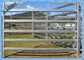 La cerca galvanizada caliente del caballo empalidea el color de plata de la tubería de acero de los paneles para la granja