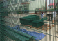 Hojas soldadas con autógena del alambre de la construcción 358 verdes de la capa del PVC para los bloques de cemento