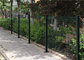 Los paneles verdes de la cerca de la malla de alambre de la capa de Powser de la seguridad para residencial