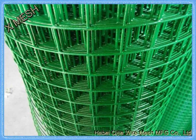 malla de alambre soldada con autógena coloreada verde