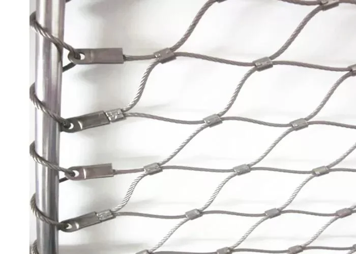 Protección de la jaula de los animales del zoológico Rejilla de acero inoxidable malla de pantalla de expansión de la red de cable de cable de cable 5