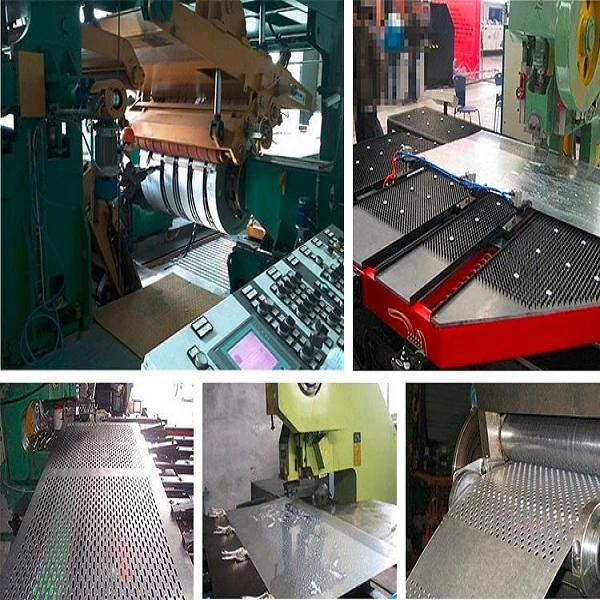 Rejas de hojas galvanizadas perforadas para pantallas decorativas y filtros 0