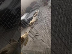 Barrera soldada con autógena galvanizada sumergida caliente defensiva de la arena de Hesco del alambre de la milipulgada 12