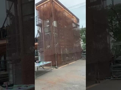 Rejas de fachada de metal decorativo de medición 8 para paredes de cortinas