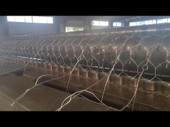 Cestas de gabión soldadas con tapa de alambre galvanizado