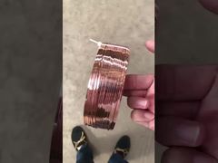 Alambre plano recubierto de cobre de 2,25x0,5 mm para coser cajas de cartón