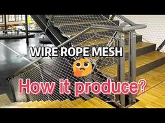 Malla de alambre para aviario de óxido negro tejido a mano de 1,2 mm 7 X 7