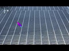 Material de grado industrial no resbaladizo, estético y respetuoso con el medio ambiente Productos de FRP Rejas de fibra de vidrio