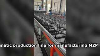 Línea de producción automática para la fabricación de barreras de alambre MZP.