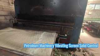 Sistema de control de sólidos con criba vibratoria para maquinaria petrolera