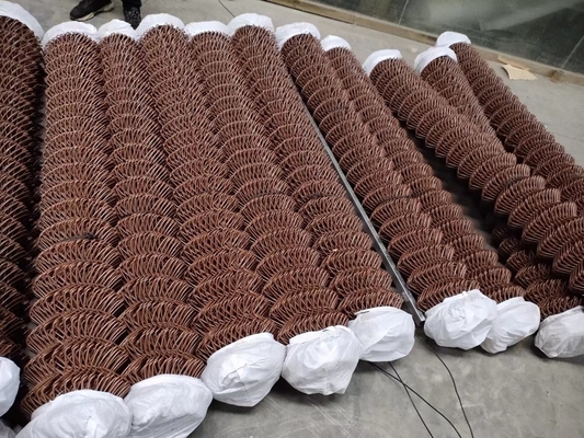Cerca de acero galvanizada sumergida caliente Fabric de la alambrada de la industria 4 x 50 pies