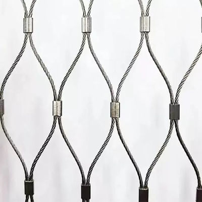 Cable de malla de acero inoxidable 316 tipo X