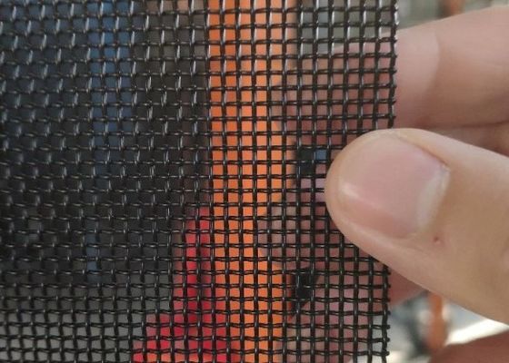Pantalla de acero inoxidable Mesh Black Coated de la mosca del OEM 316