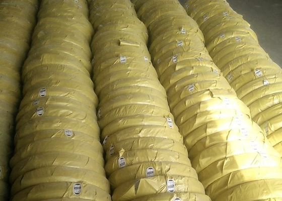 Alambre obligatorio galvanizado electro del hierro de la inmersión caliente de 21 indicadores en color plateado