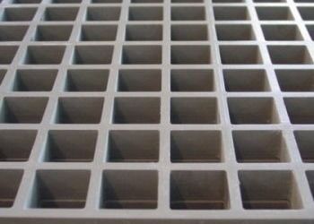 Material de grado industrial no resbaladizo, estético y respetuoso con el medio ambiente Productos de FRP Rejas de fibra de vidrio