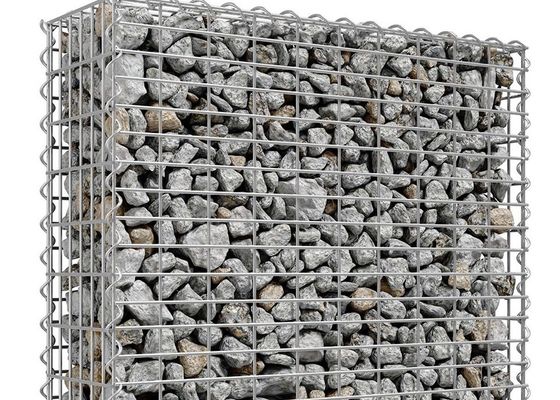 La jaula de piedra galvanizada sumergida caliente soldó con autógena grueso del alambre de la caja 4m m de Gabion