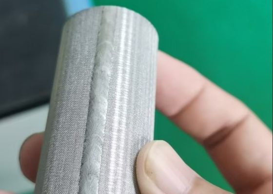 200 Micron Sintered Metal Filter Cartridge with 32mm Diameter and 60mm Length for Industrial Filtration