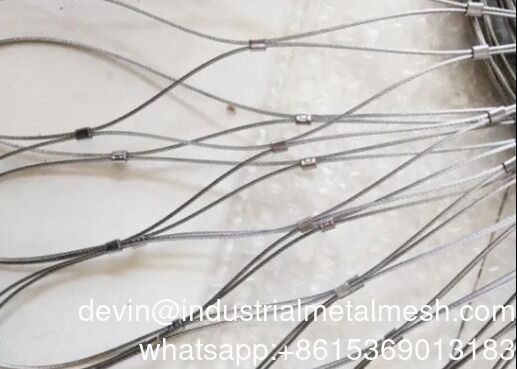 Malla de cuerda de acero inoxidable flexible en oferta
