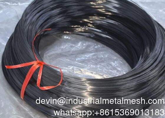Q345 Q195 Q235 Alambre negro de 1,5 mm 1 mm 0,8 mm 1,2 mm Alambre de acero al carbono para fabricación de clavos Cepillo de alambre de acero en stock