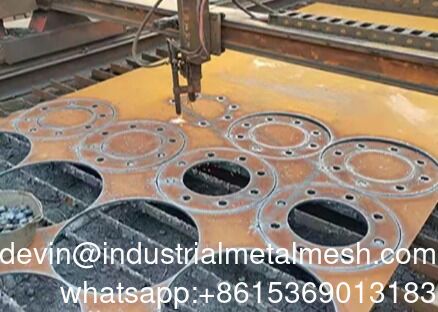 Lámina de acero al carbono perforada SS400 para placa de cribado