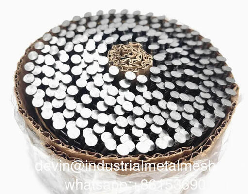 2-3/8" X. 099 Pintura amarilla parafusos/espirales de paletas de manijas 9000PCS