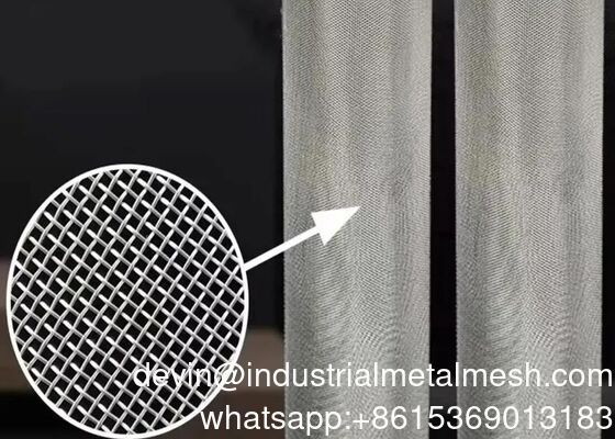 10 20 30 Micrón 304 316 Filtro de acero inoxidable malla de tamizado de alambre técnica tejida plana soldadura de pantalla perforar cortar doblar