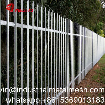 Valla de Palisada con Punta de Lanza de Acero Angular