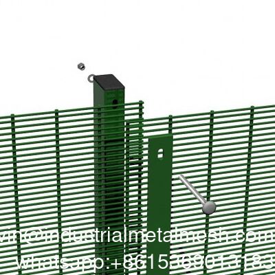 Sostenible 358 Panel de cerca antiascensión personalizado de alta seguridad de malla de alambre anti corte con vista clara para sistemas de protección de perímetro mejorados