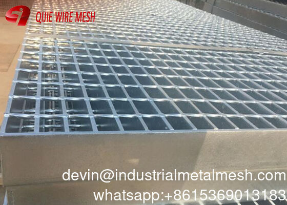Rejilla metálica de drenaje de acero galvanizado Q235/Q345 con prevención de óxido