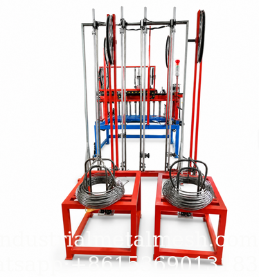 Línea de producción de redes de alambre de tejido de obstáculos Putanka contra tanques totalmente automática