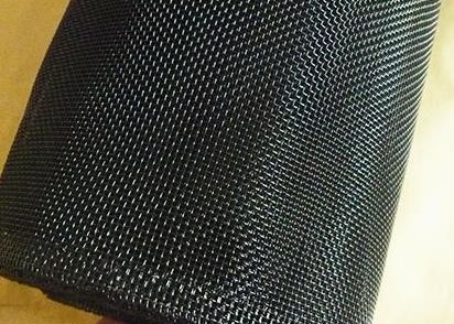 El polvo negro cubrió el carbón de leña 18x16 Mesh Aluminum Insect Screen