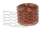 1.2m ancho 2 pulgadas red hexagonal de alambre de cobre tejido uso agrícola comercial
