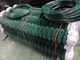 El PVC cubrió la alambrada galvanizada que cercaba los 0.5m y los accesorios determinados enteros