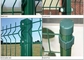 Decorativo al aire libre del hogar de la cerca del jardín del panel 3D del panel curvo soldado con autógena